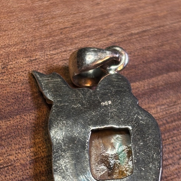 Royston turquoise & 925 pendant - Picture 5 of 6